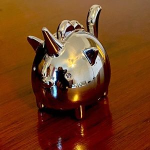 UMBRA chrome ring holders Pig and Unicorn